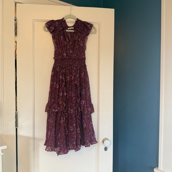 Ulla Johnson Dresses & Skirts - Ulla Johnson Plum and Pink Dress